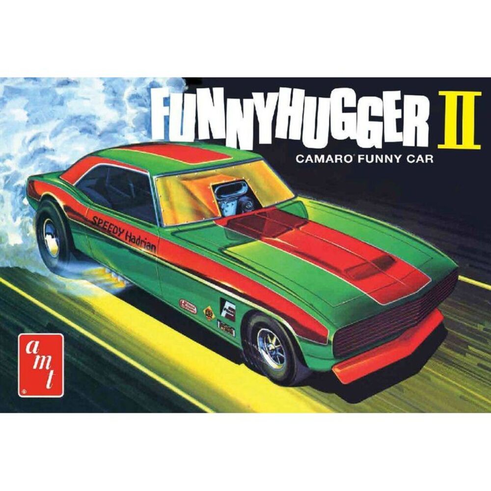 AMT Funny Hugger II Chevy Camaro Funny Car 1/25 Scale Model Kit  COLLECTIBLES